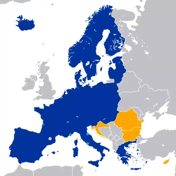 Is a visa required to enter a Schengen country?